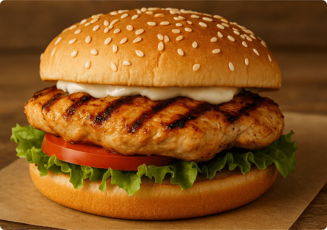 Grilled Chicken Fillet Burger