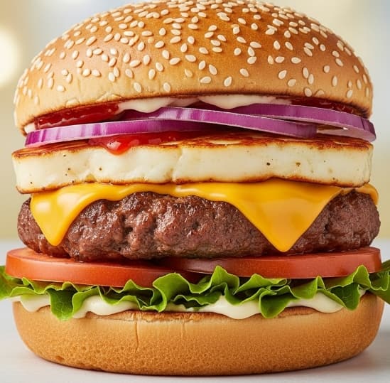 Halloumi Cheeseburger
