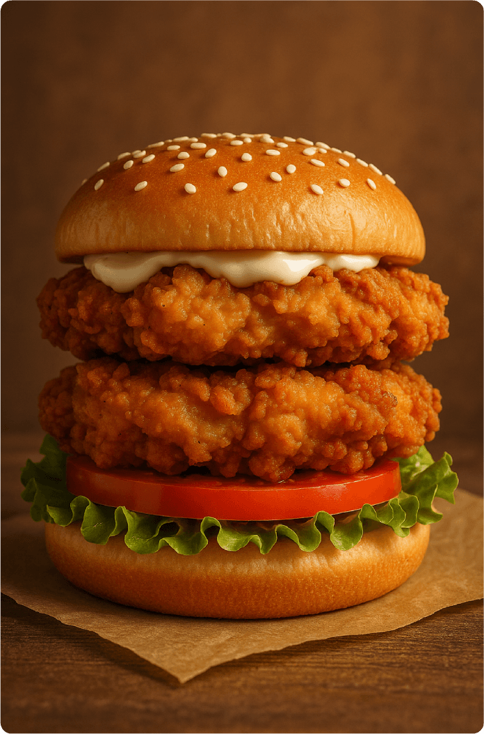Double Chicken Burger