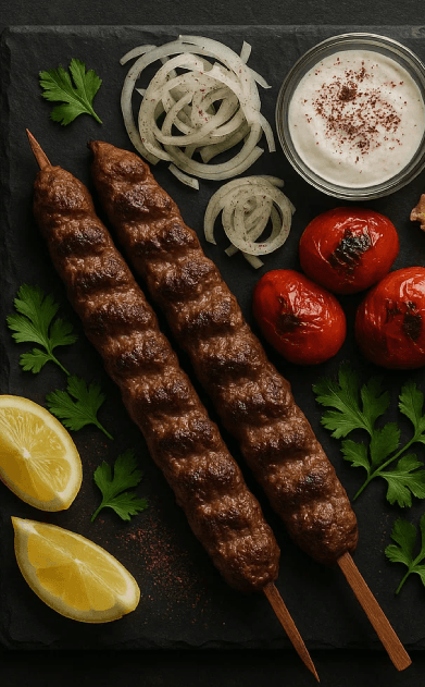 Grilled Lamb Kofte Kebab