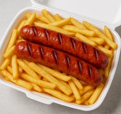 Jumbo Sausage & Chips